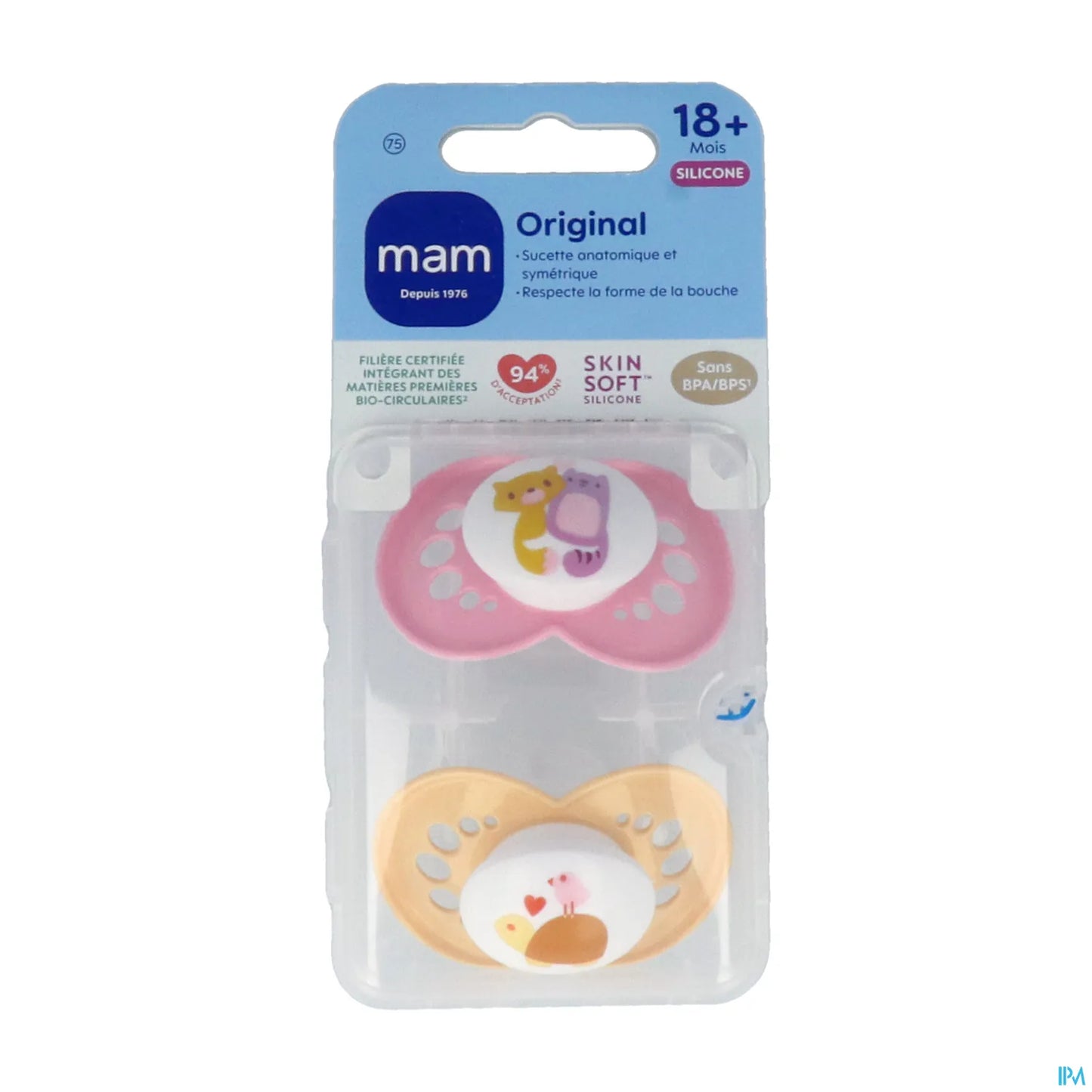 Sucette Original Classique Plus de 18 Mois Silicone