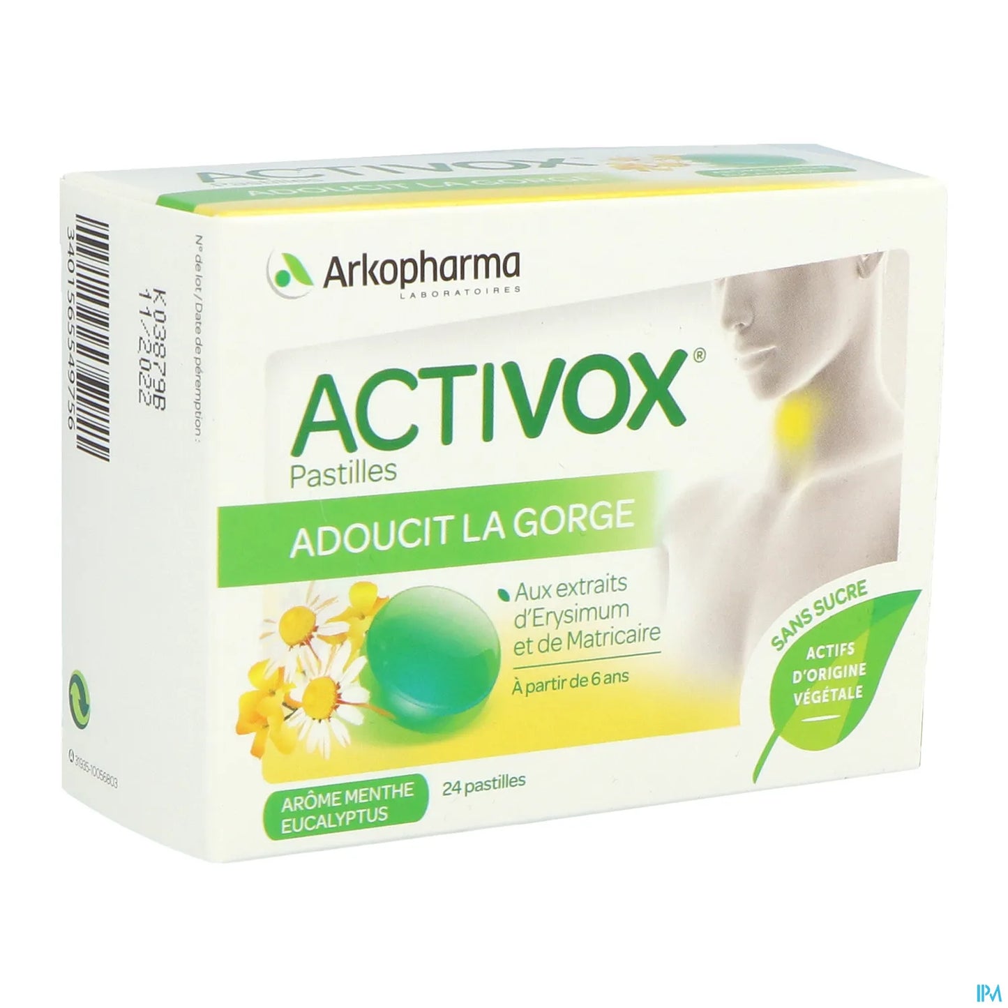 Activox Mint Eucalyptus Lozenges 24 units