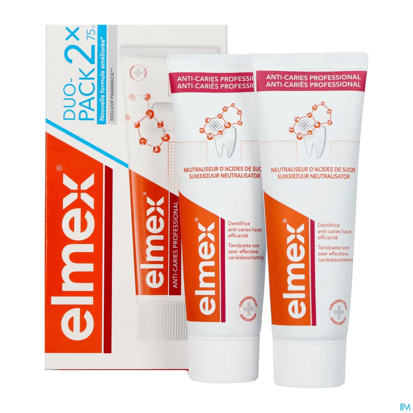 Anti-Caries Professionnel Dentifrice 2x75ml