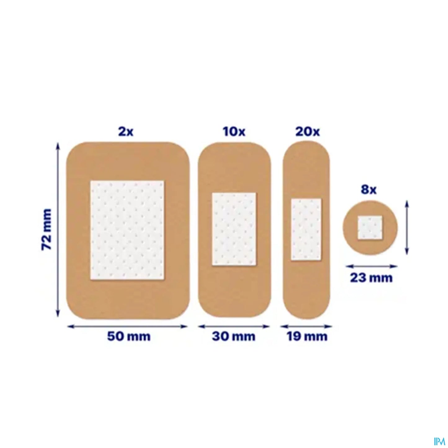 Universal Dressing 40 Dressings 4 Sizes