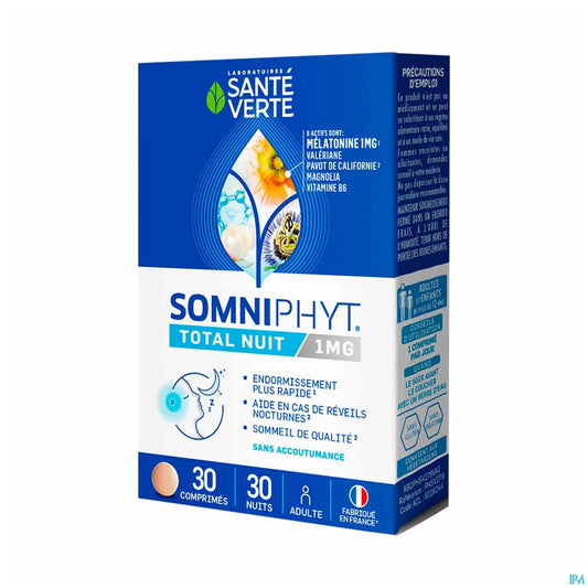Somniphyt Total Night 30 Compresse 1 mg Melatonina