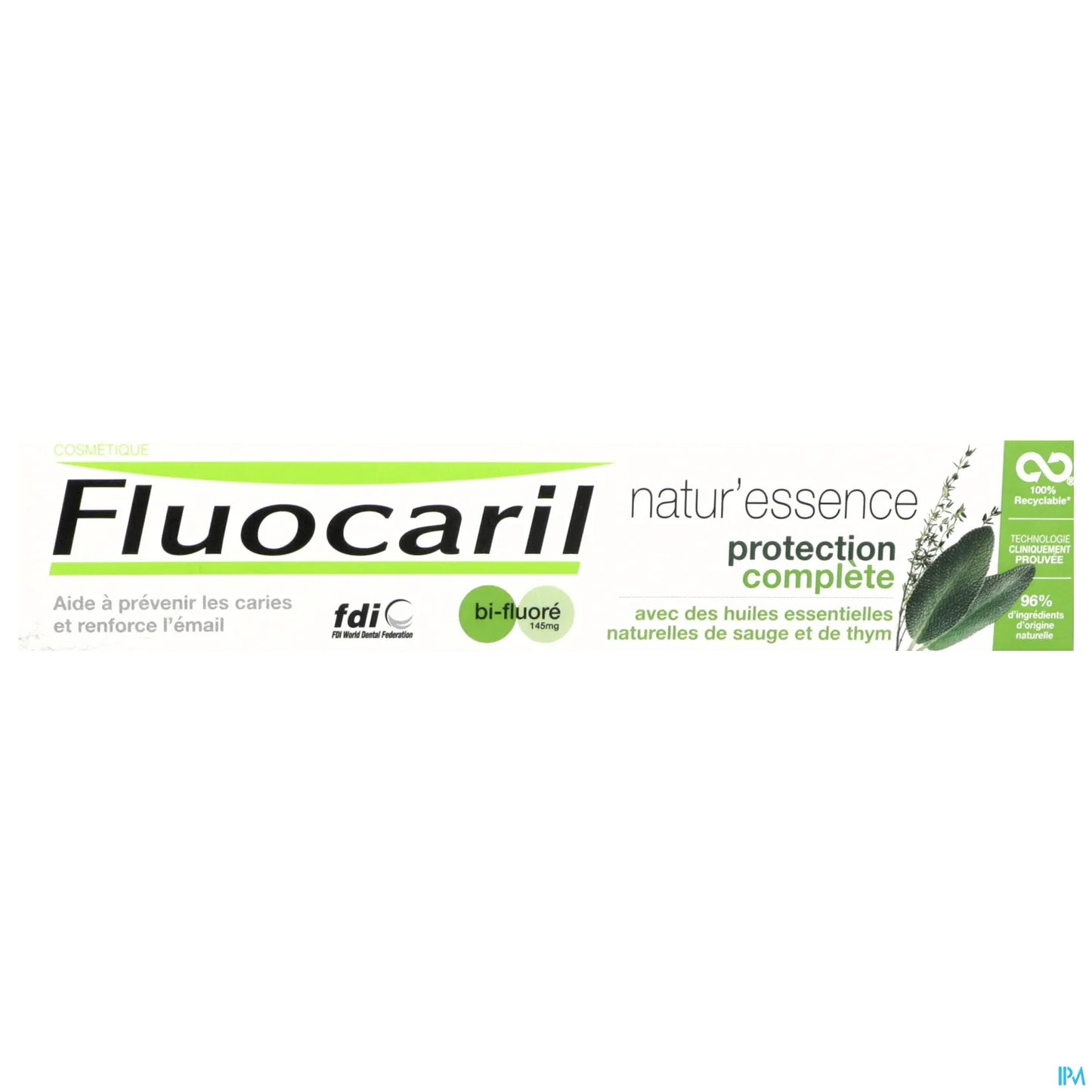 Natur'Eessence Protection Complete 75ml Dentifrice Bifluore 145mg