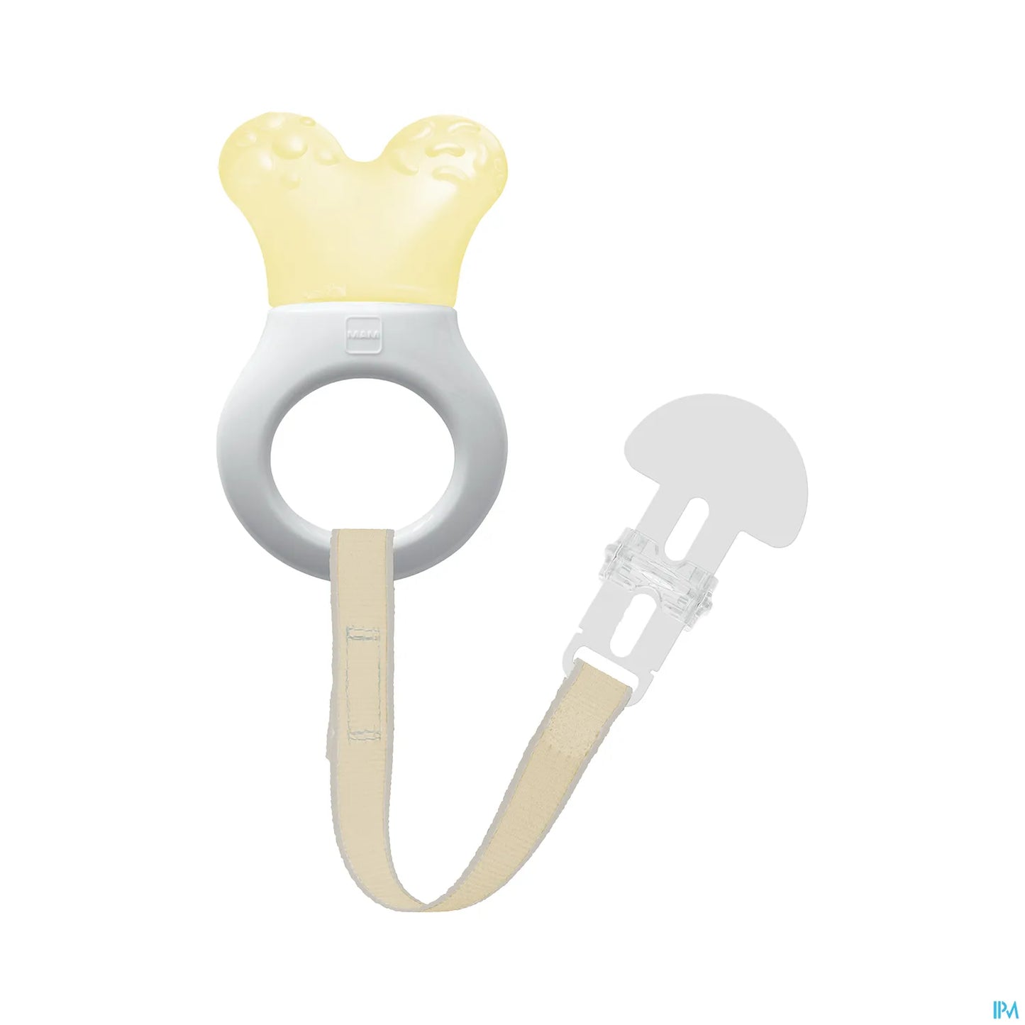 Anello di dentizione rinfrescante con clip 2 mesi e oltre 1 anello di dentizione + 1 clip