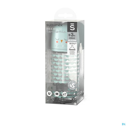 Biberon in vetro 240 ml Bonhomia Green