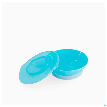 Twistshake Assiette Creuse Bleue 6 Mois et Plus