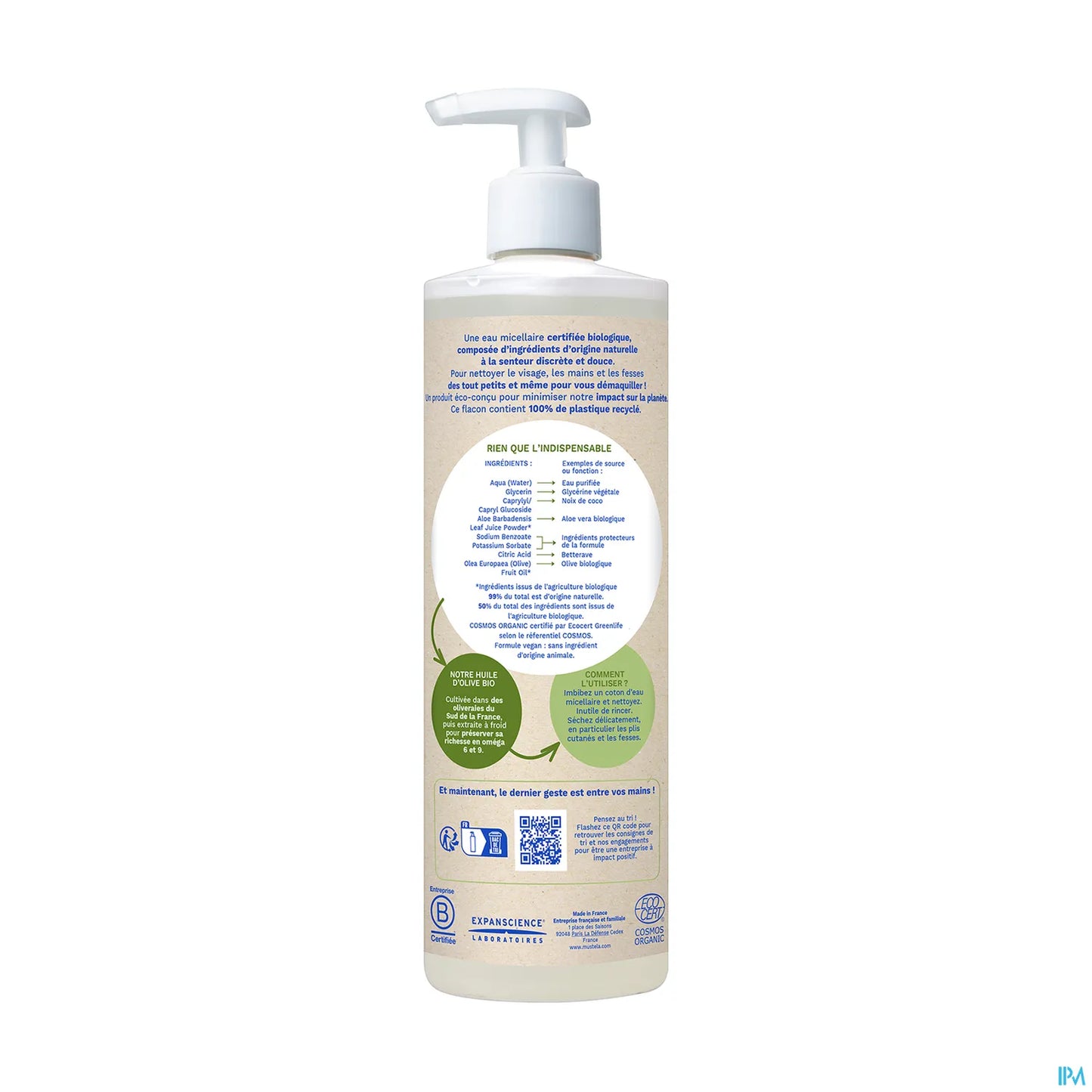 Bio Eau Micellaire Sans Rinçage 400ml