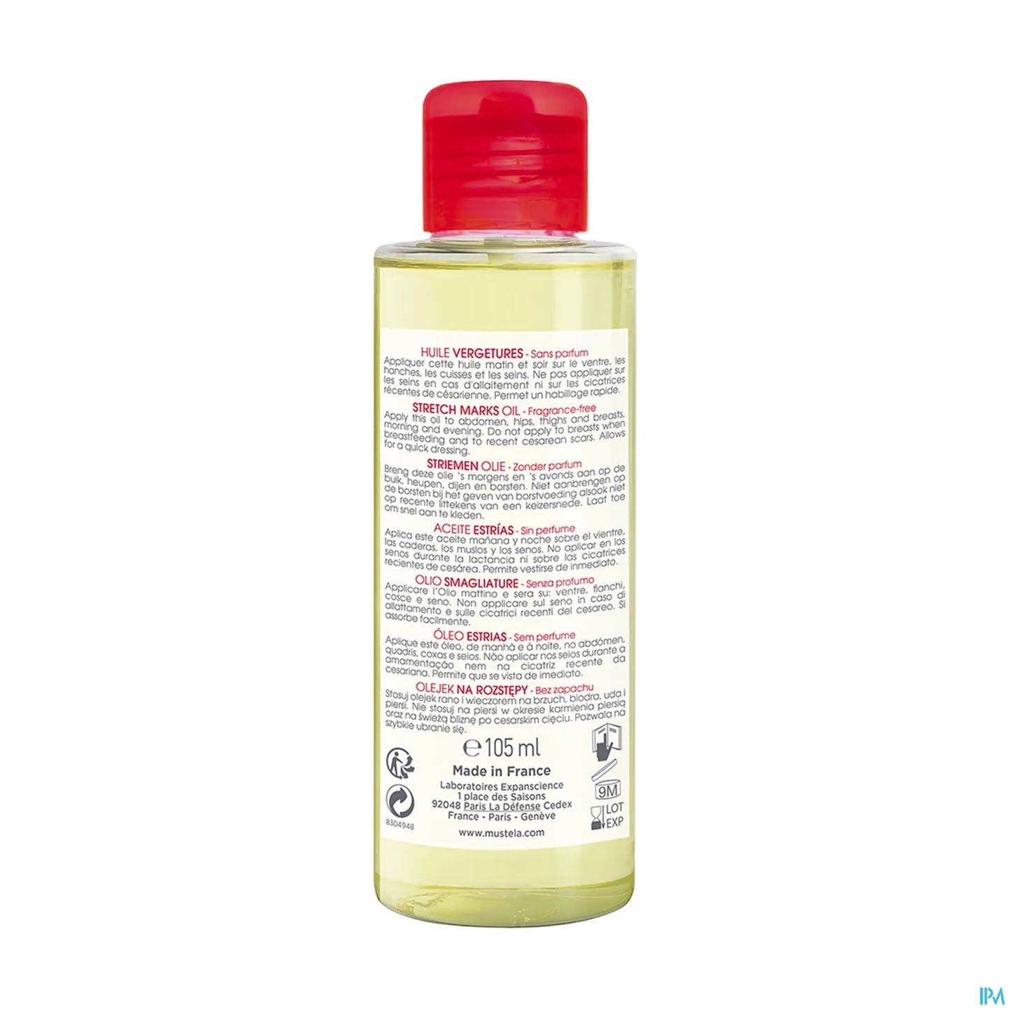 Olio biologico per smagliature per la maternità 105 ml