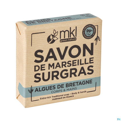 Sapone di Marsiglia Green Nature Surgras Alghe della Bretagna 100g