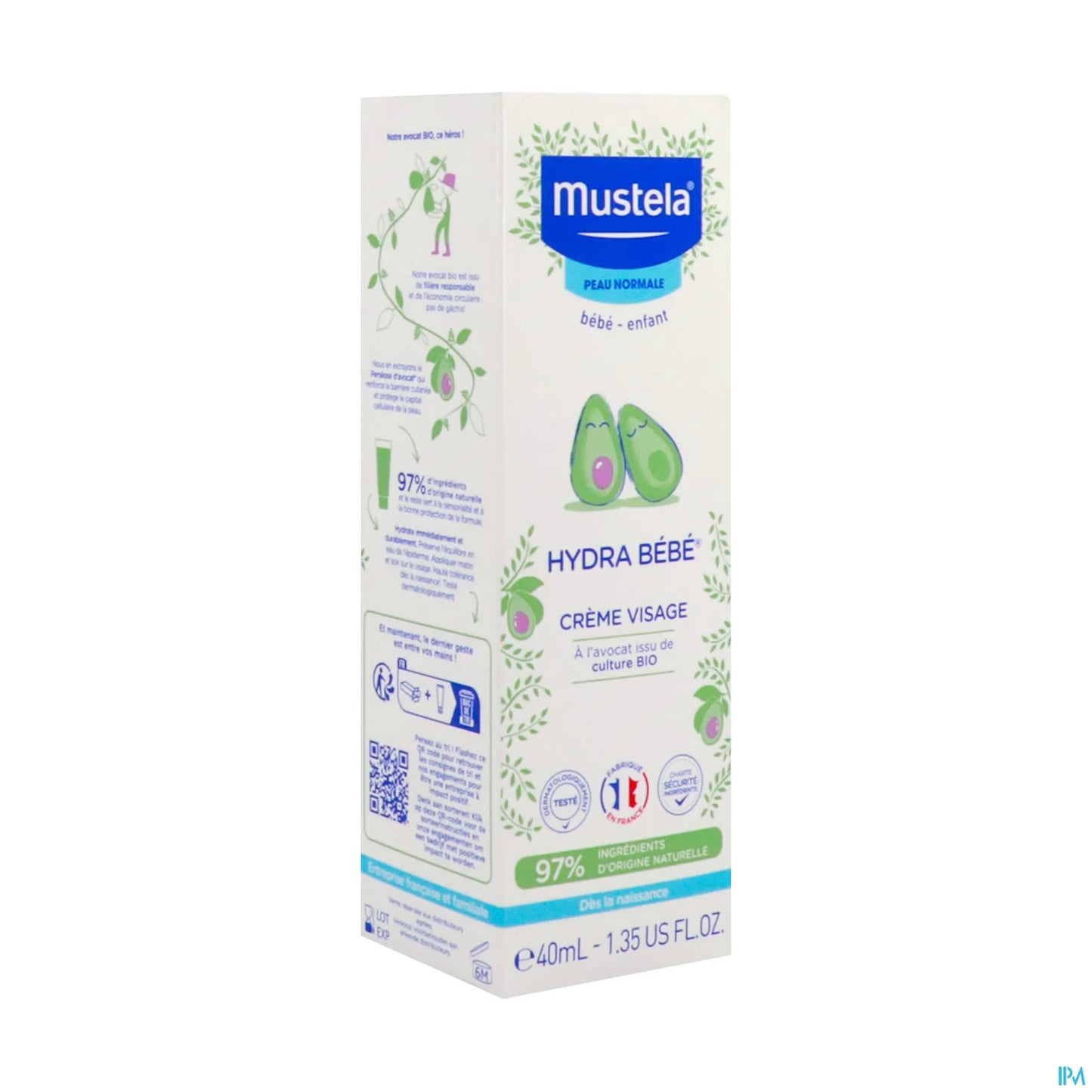 Hydra Bebe Crème Visage Peau Normale 40ml