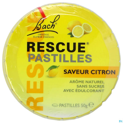 Pastiglie al limone e fiori di Bach Rescue 50 g
