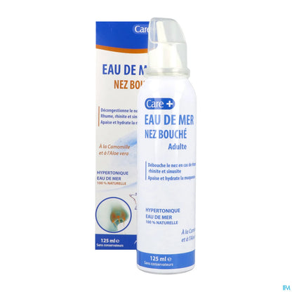 Care+ Hypertonic Sea Water Blocked Nose Chamomile and Aloe Vera 125ml