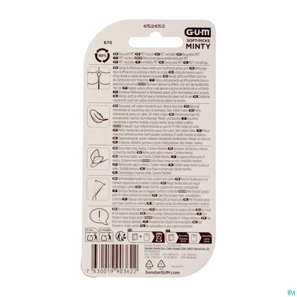 GUM Soft Picks Comfort Flex Menta 40 unità