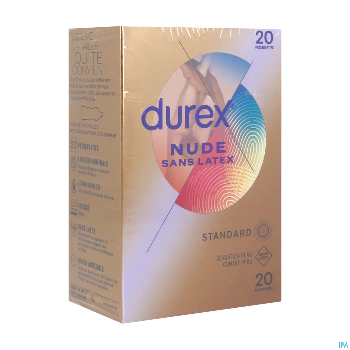Nude Sans Latex en Polyisoprène Synthétique x20