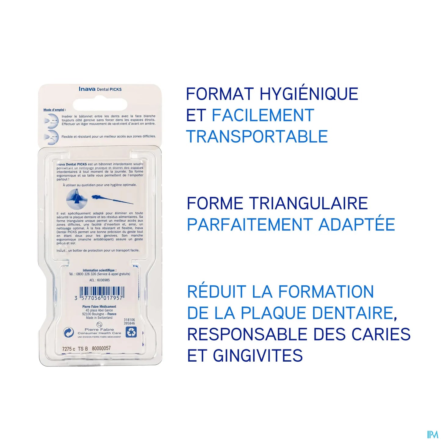Dental Picks Bâtonnets Interdentaires 36 Unités