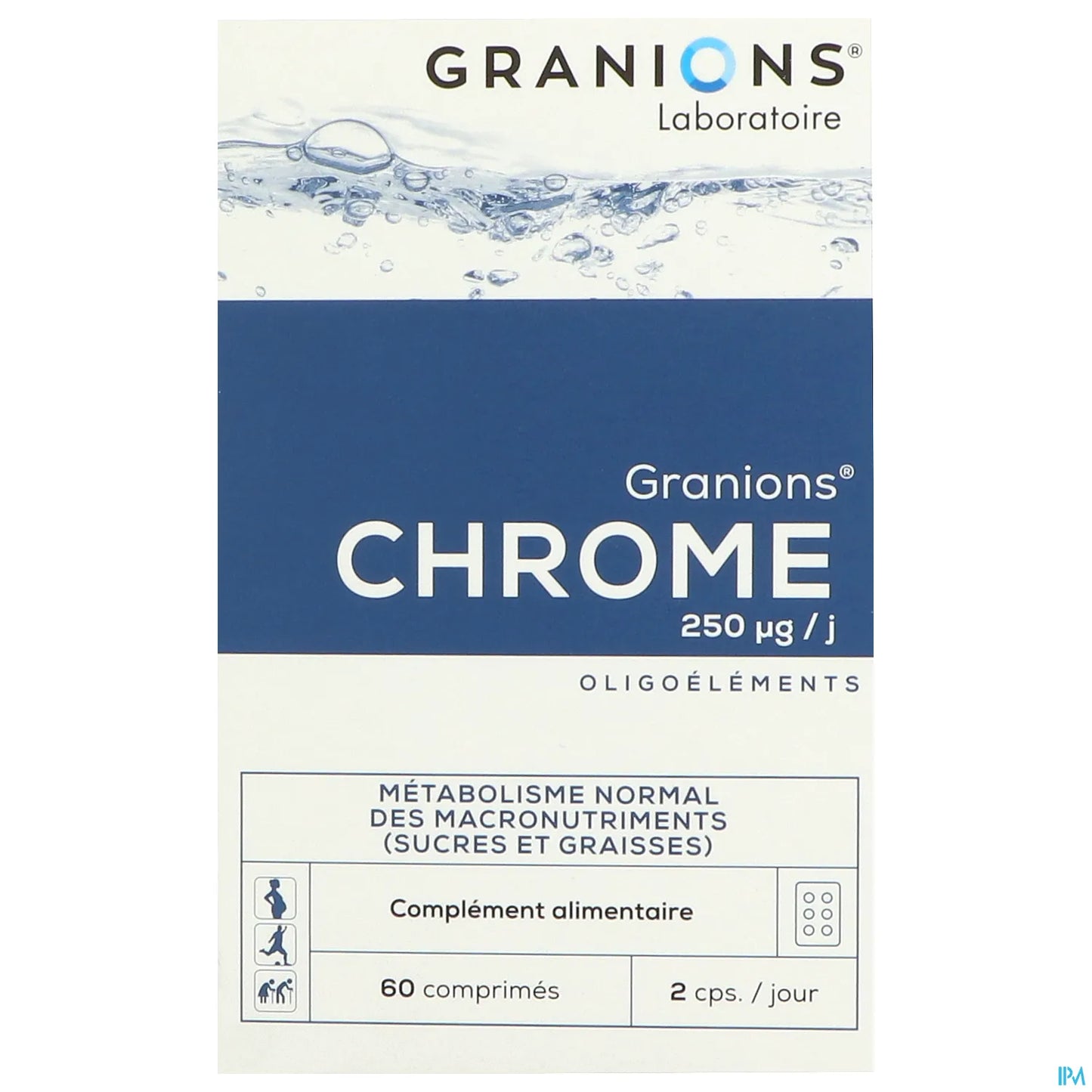 Chrome 250 µg 60 Comprimés