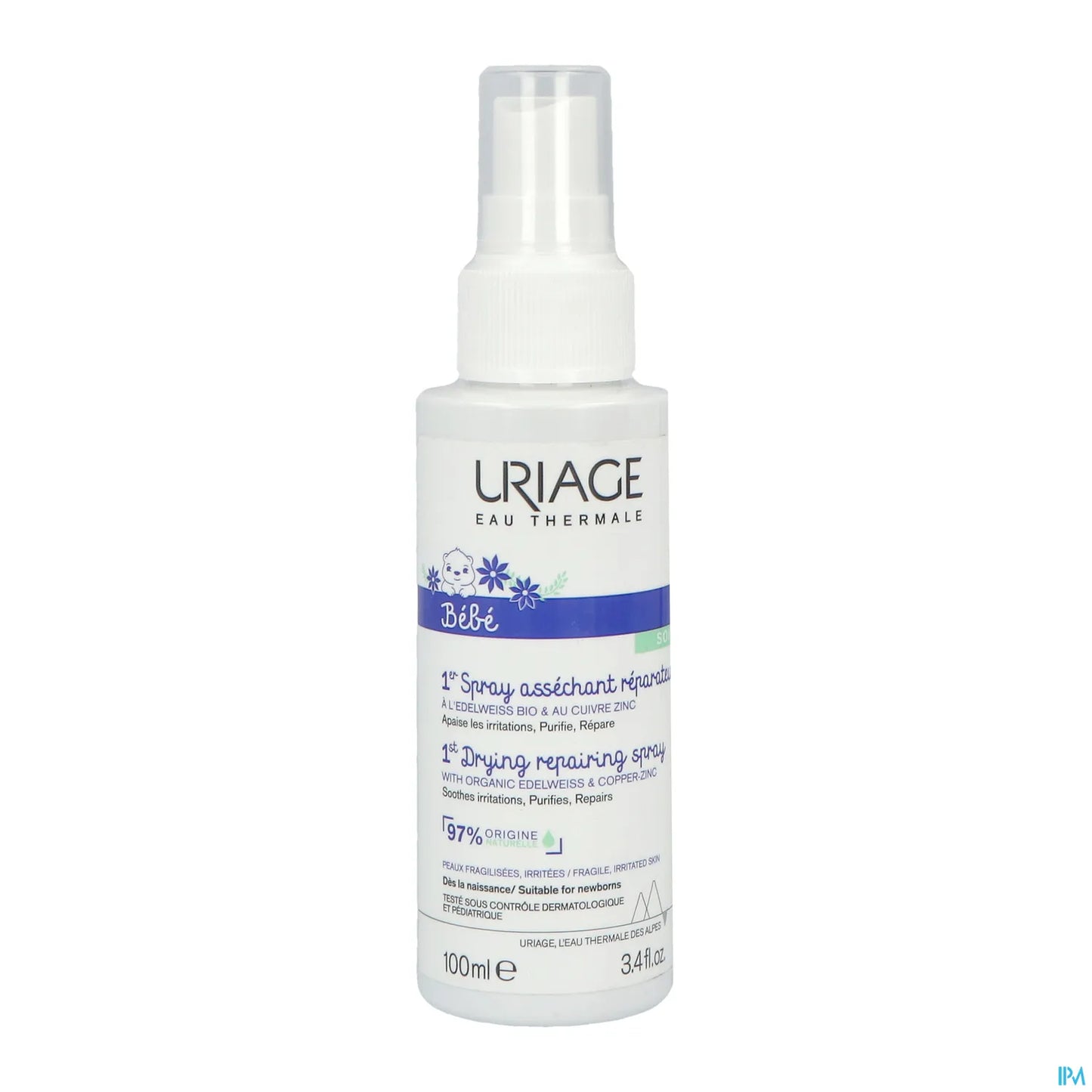 Bébé 1er Soin Spray Asséchant Réparateur Cu-Zn+ 100 ml