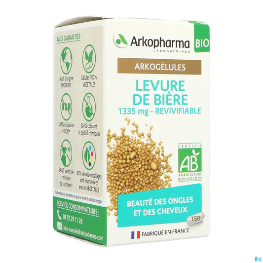 Arkogelules Levure De Bière Bio 150 Gélules