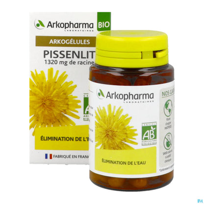 Arkogelules Bio Pissenlit 1320mg Racine Bte/45