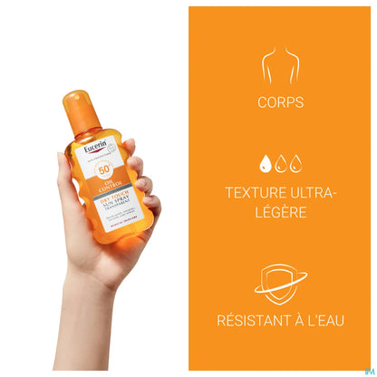 Eucerin Sun Spray Transparent Sensitive Protect Solaire Très Haute Protection 200 mL