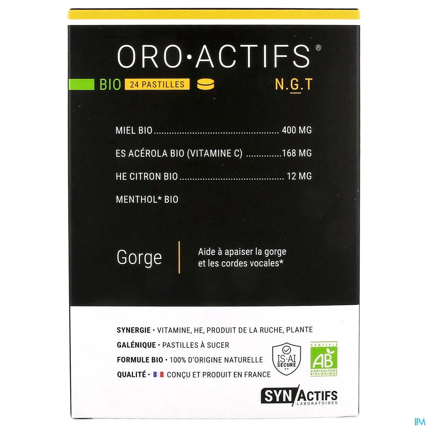 Synactifs OroActifs Bio 24 Pastiglie