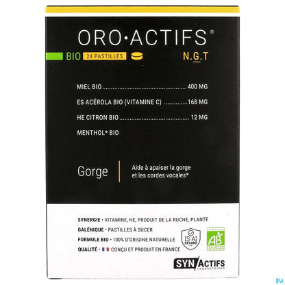 Synactifs OroActifs Bio 24 Pastiglie