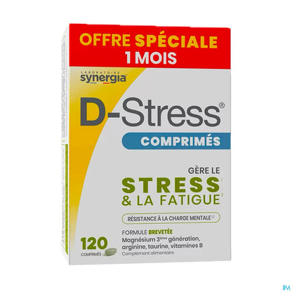 Synergia D Stress Comprimés 120 unités