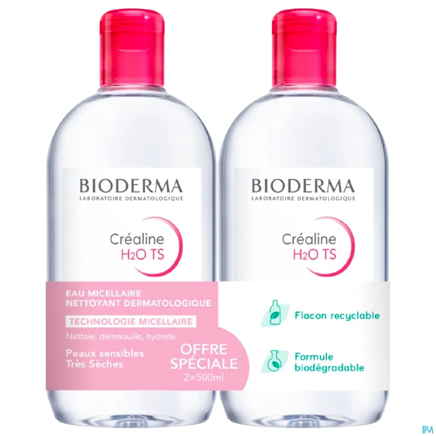 Créaline H2O TS Micellar Water 2x500ml