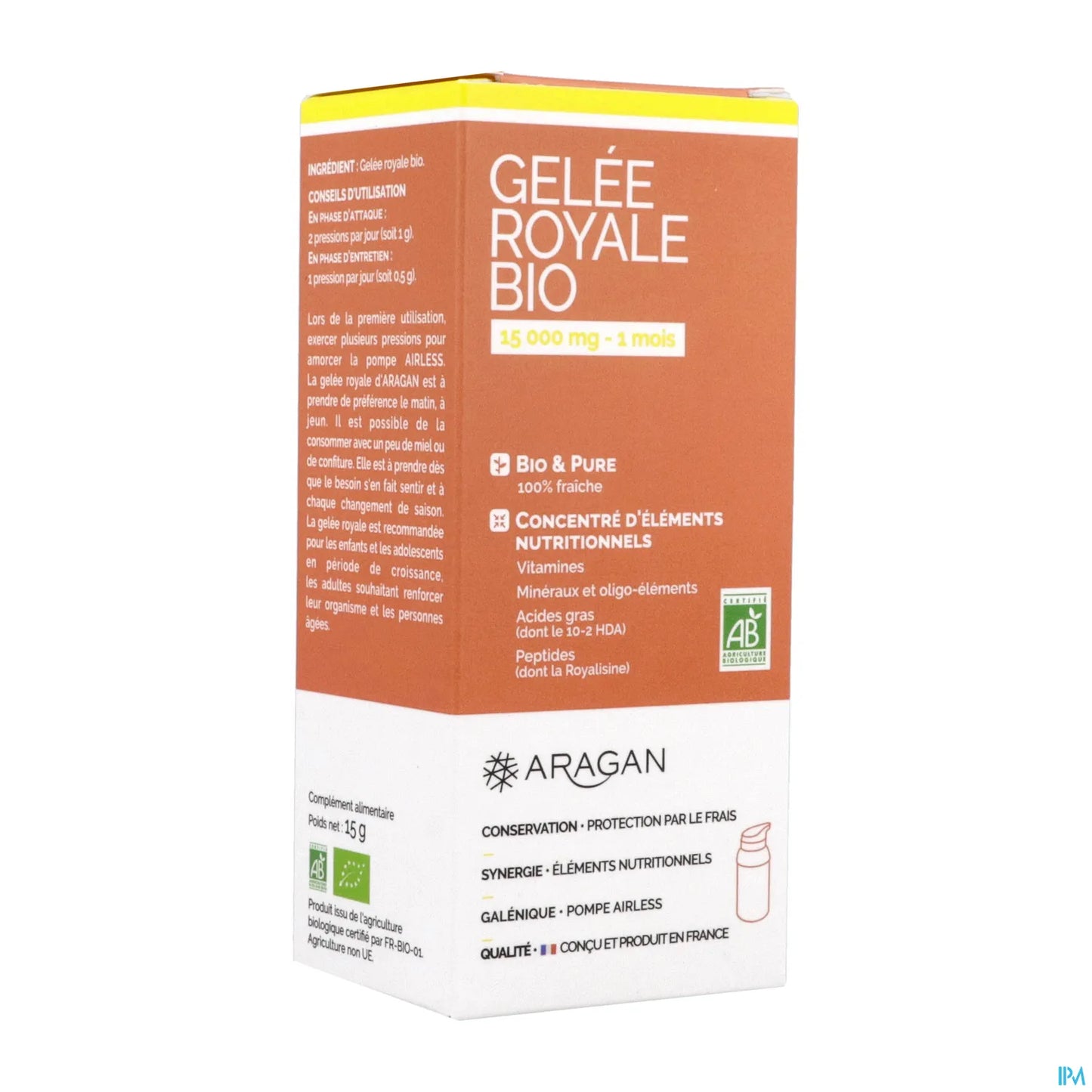 Aragan Gelée Royale Bio 15 g