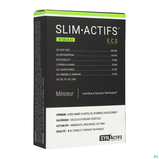 Synactifs SlimActifs Favorisce l'Eliminazione 30 Capsule
