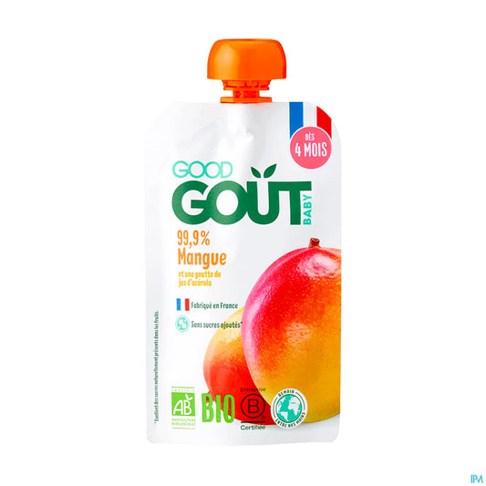 Purea di mango biologica in bustina per bambini 120 g