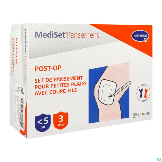 Medicazione post-operatoria Mediset per piccole ferite X3