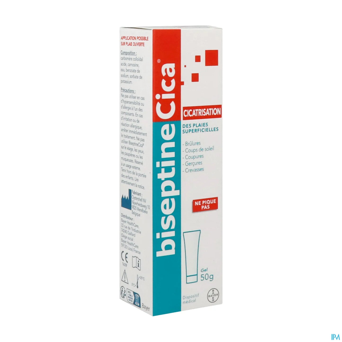 BiseptineCica Gel 50g Guarigione delle ferite superficiali