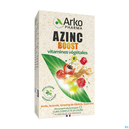 Azinc Boost Vitamine Vegetali 24 Compresse Masticabili