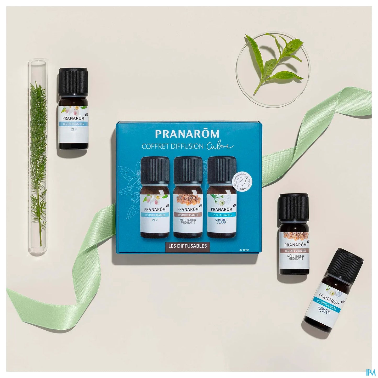 Set di diffusione calmante organica 3 x 10 ml
