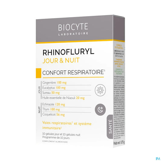 Rhinofluryl Jour Et Nuit 20 Gélules
