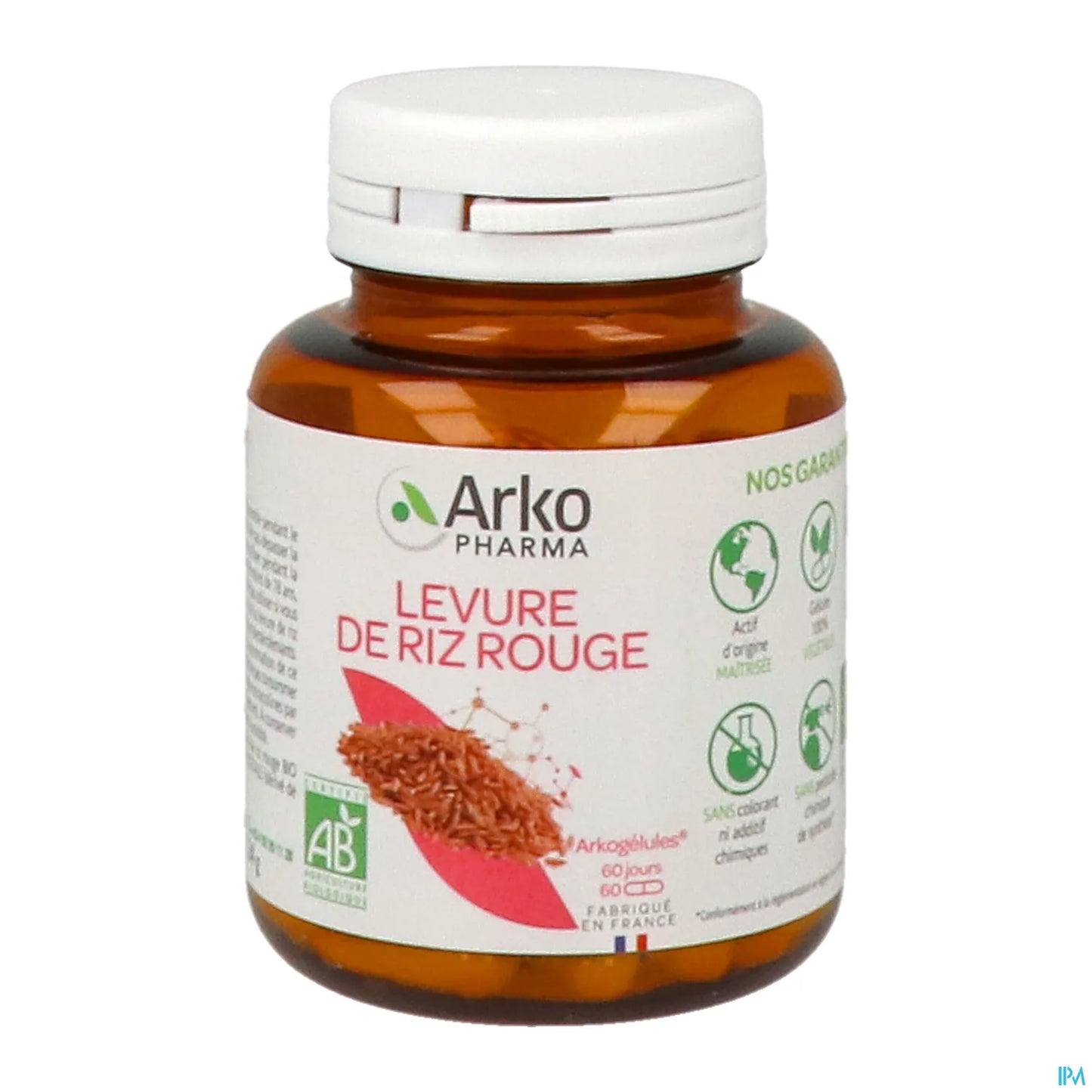 Arkogelules Organic Red Yeast Rice 60 Capsules