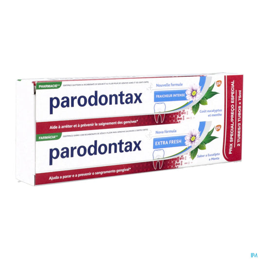 Dentifricio Freschezza Intensa 2x75ml