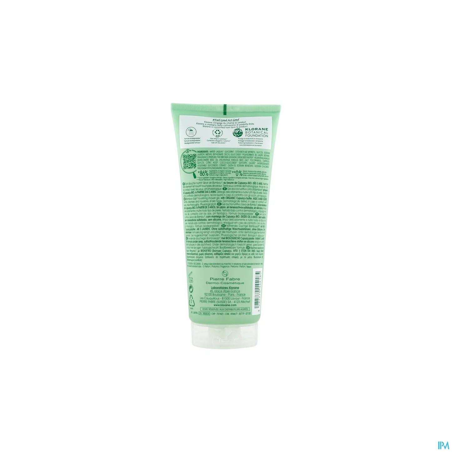 Gel Douche Sève de Bambou 200ml