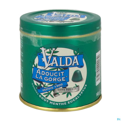 Gomme da masticare senza zucchero Valda al gusto di menta ed eucalipto 140 g