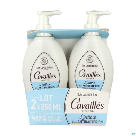 Rogé Cavaillès Soin Lavant Intime Antibactérien Lot de 2 x 250 ml