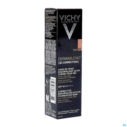Dermablend 3D Fluide 30 mL Teinte 45