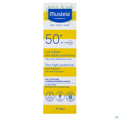 Lait Solaire Très Haute Protection SPF50+ 40ml