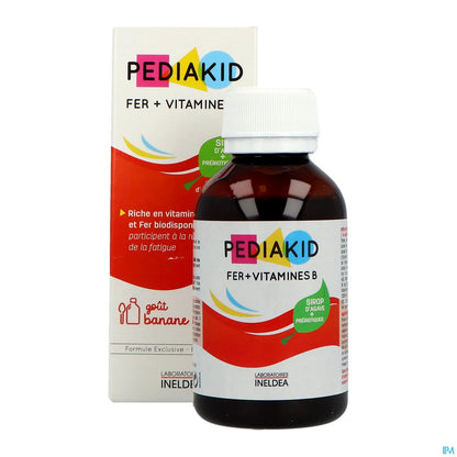 Ineldea Pediakid Ferro Più Vitamine del Gruppo B Sciroppo 125 ml
