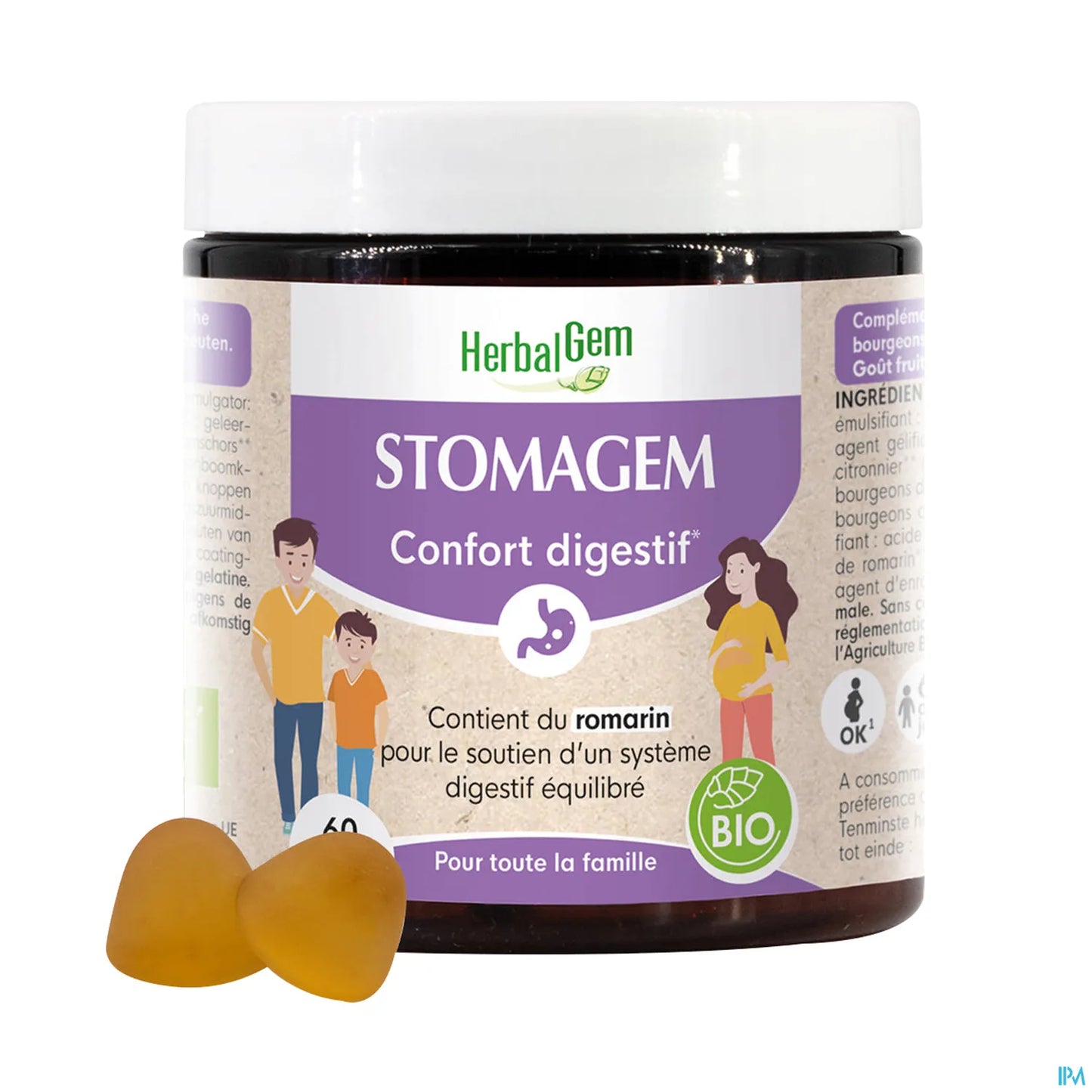 StomaGEM Bio Digestive Comfort 60 Gummies