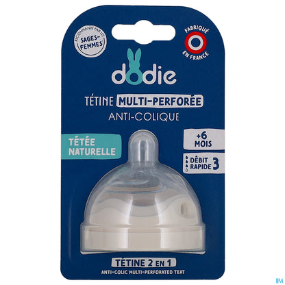 Multi-Perforated Anti-Colic Fast Flow Teat 6 Months and Over 1 Unit