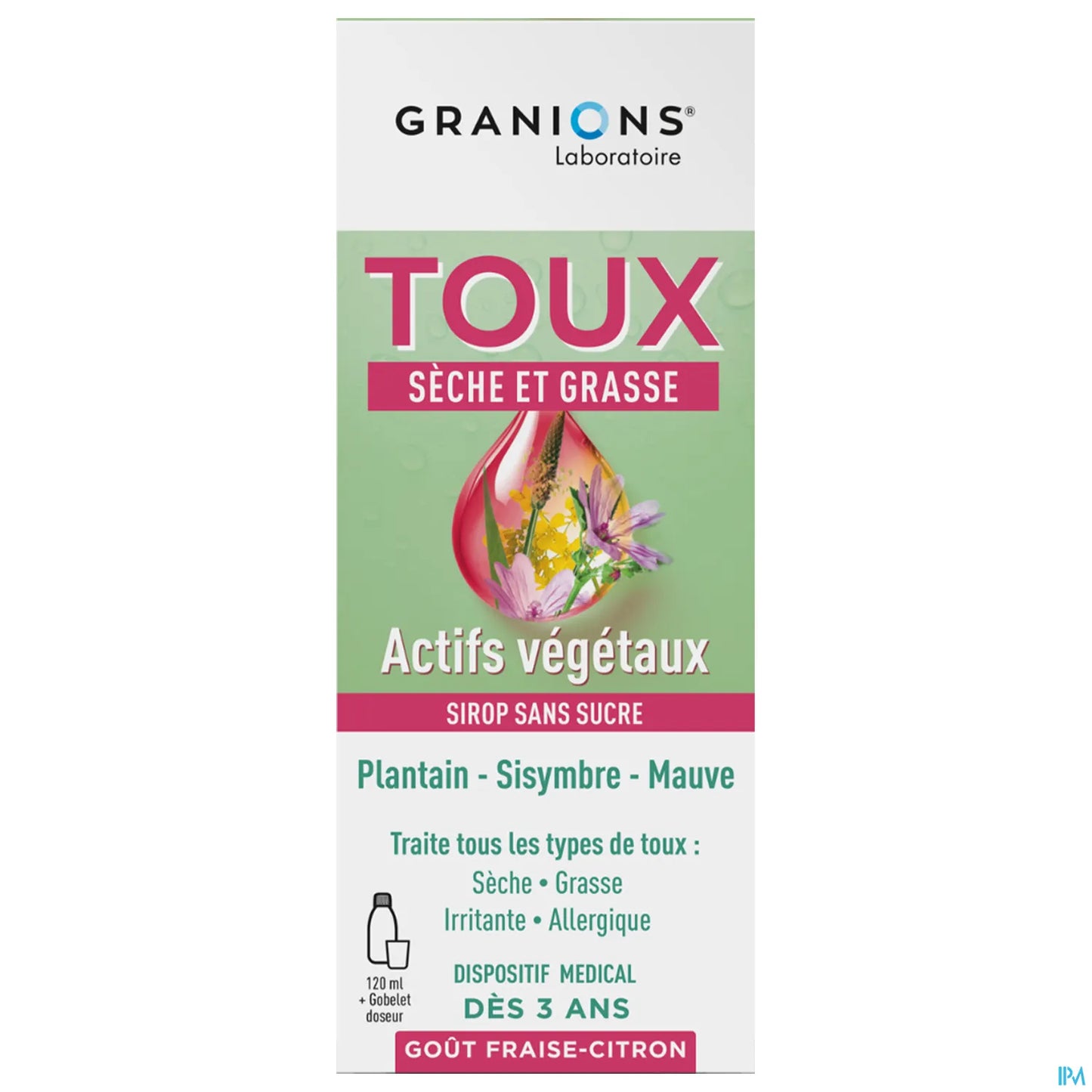 Sciroppo senza zucchero per tosse secca e grassa 120 ml