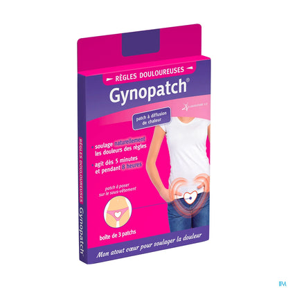 Gynopatch Règles Douloureuses 3 Patchs Chauffants