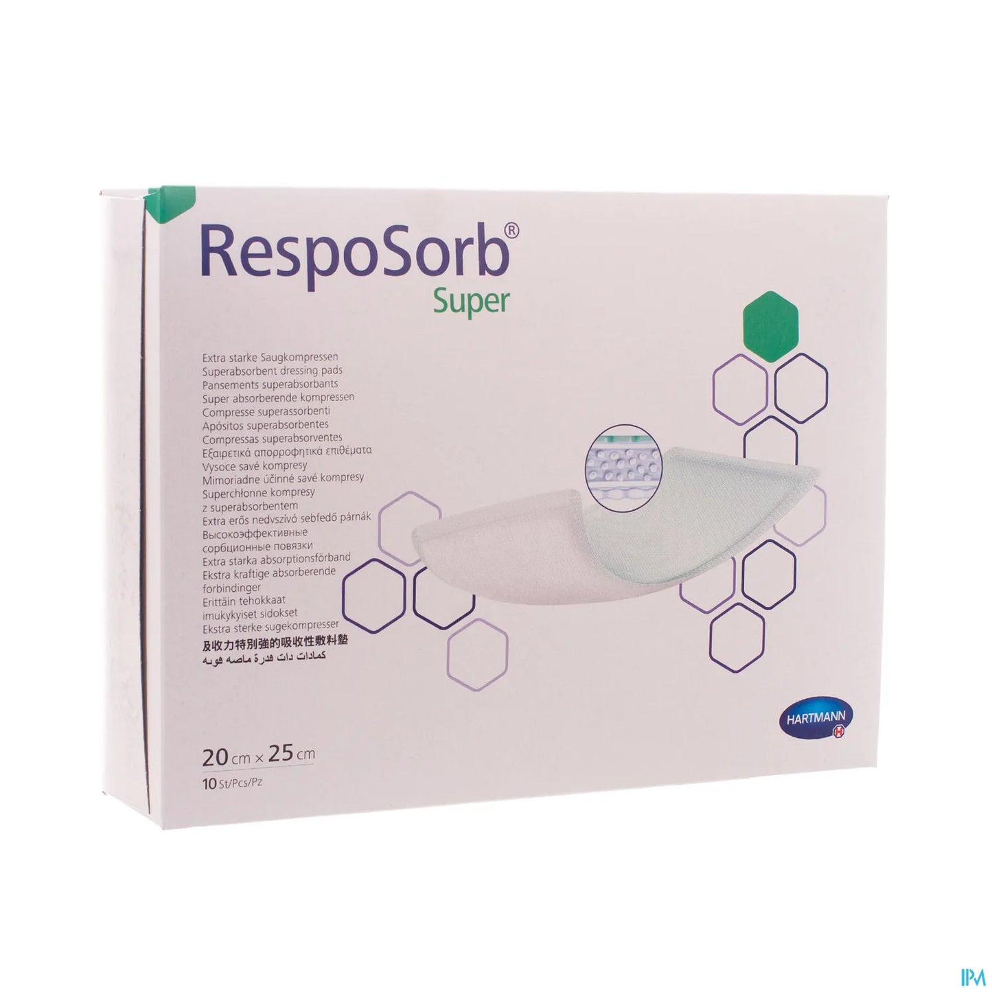 RespoSorb Super 20x25 cm Boîte de 10
