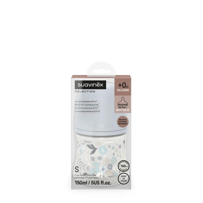 Biberon Wonderland 150Ml Bleu Flux Lent