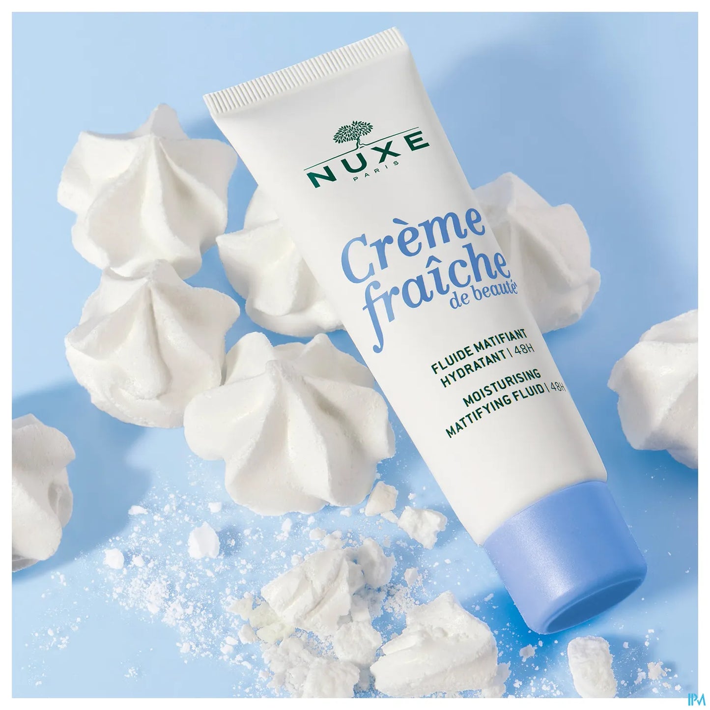 Creme Fraiche de Beaute Fluide Matifiant Hydratant 48H 50ml Peaux Mixtes